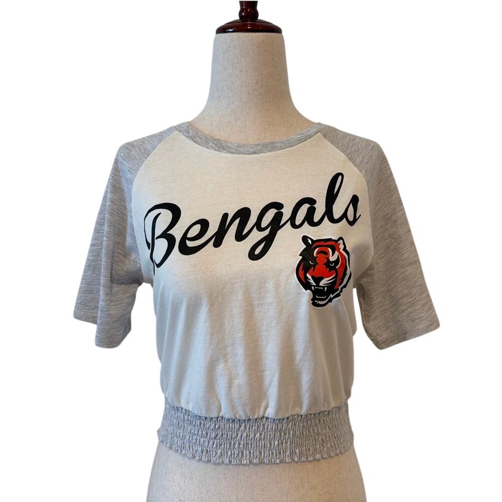 NWOT NFL Team Apparel Cincinnati Bengals Raglan T-Shirt | Youth Medium 10/12